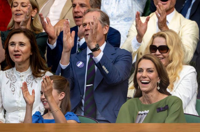 The Prince and Princess of Wales, Prince George and Princess Charlotte attend the Wimbledon Mens™ Singles Final The Prince and Princess of Wales, Prince George and Princess Charlotte attend the Wimbledon Mens™ Singles Final at the All England Lawn Tennis and Croquet Club, Wimbledon, London, UK, on the 12th July 2026. Wimbledon The All England Lawn Tennis and Croquet Club London United Kingdom  WHA-0831
