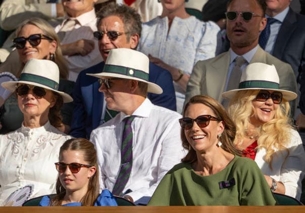 The Prince and Princess of Wales, Prince George and Princess Charlotte attend the Wimbledon Mens™ Singles Final The Prince and Princess of Wales, Prince George and Princess Charlotte attend the Wimbledon Mens™ Singles Final at the All England Lawn Tennis and Croquet Club, Wimbledon, London, UK, on the 12th July 2026. Wimbledon The All England Lawn Tennis and Croquet Club London United Kingdom  WHA-0831