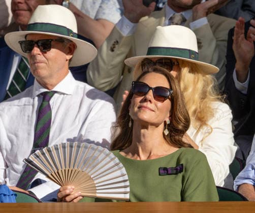 The Prince and Princess of Wales, Prince George and Princess Charlotte attend the Wimbledon Mens™ Singles Final The Prince and Princess of Wales, Prince George and Princess Charlotte attend the Wimbledon Mens™ Singles Final at the All England Lawn Tennis and Croquet Club, Wimbledon, London, UK, on the 12th July 2026. Wimbledon The All England Lawn Tennis and Croquet Club London United Kingdom  WHA-0831