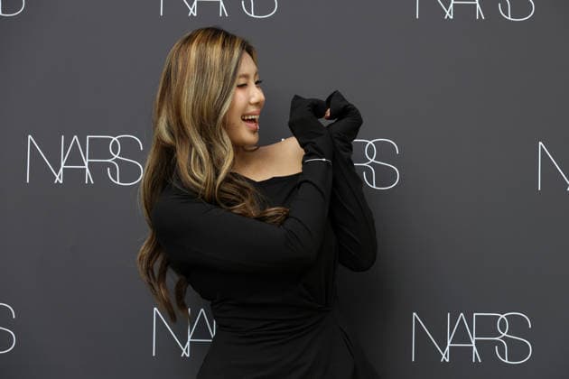 k-pop and film stars attend nars beauty pop-up in seoul, South Korea South Korean dancer and choreographer Lee Jung poses during a pop-up store event for NARS Insatiable Liquid Blush at Musinsa Megastore Seongsu in Seoul, South Korea, on July 13, 2026. Seoul South Korea  Copyright: xMatrixxImages JungxUi-Chelx