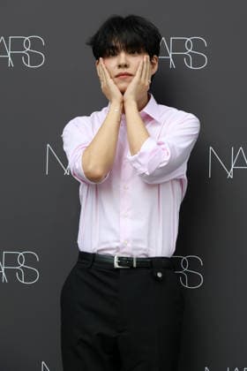 k-pop and film stars attend nars beauty pop-up in seoul, South Korea Wonpil of South Korean boy band DAY6 poses during a pop-up store event for NARS Insatiable Liquid Blush at Musinsa Megastore Seongsu in Seoul, South Korea, on July 13, 2026. Seoul South Korea  Copyright: xMatrixxImages JungxUi-Chelx