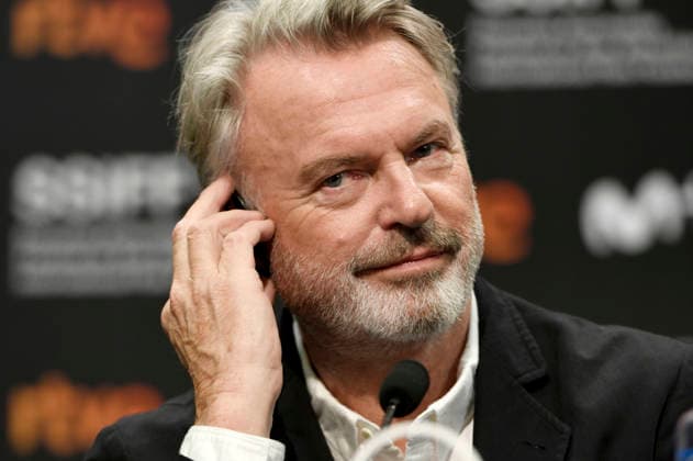 Sam Neill bei der Pressekonferenz zu Blackbird auf dem 67. Internationalen Filmfestival San Sebastian Festival Internacional de Cine de San Sebastian im Kursaal. San Sebastian, 20.09.2019 *** Sam Neill at the press conference for *Blackbird* at the 67th San Sebastián International Film Festival (Festival Internacional de Cine de San Sebastián) at the Kursaal in San Sebastián, September 20, 2019 Foto:xC.xNiehausx xFuturexImagex neill_6726