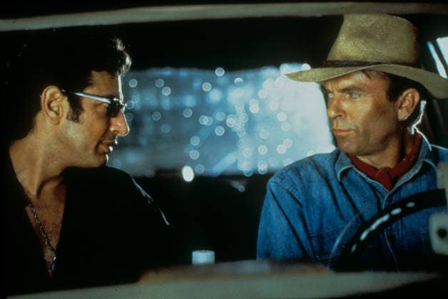 JURASSIC PARK (1993) JEFF GOLDBLUM, SAM NEILL JUR 125 JEFF GOLDBLUM, SAM NEILL When: 01 Jan 1993 Credit: Cover Images **Editorial Use Only** EDITORIAL USE ONLY. NOT FOR USE BY NEWSPAPERS BASED IN THE UK. Copyright: xx coverimg29739971