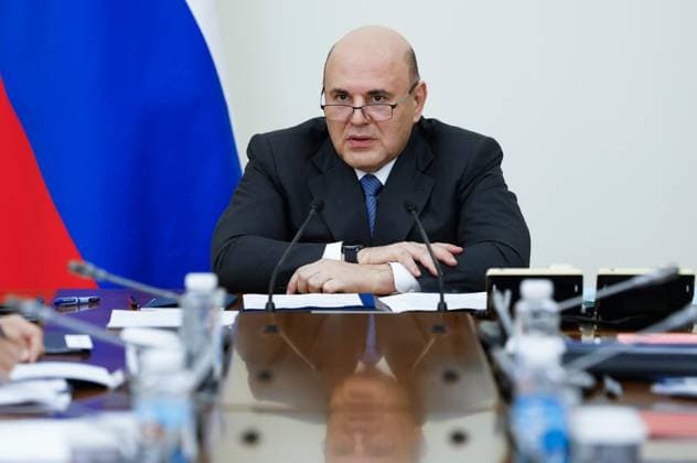 Russia Mishustin Deputies 9204672 13.07.2026 Russian Prime Minister Mikhail Mishustin chairs a meeting with his deputies in Moscow, Russia. Dmitry Astakhov Sputnik Moscow Russia  Copyright: xDmitryxAstakhovx