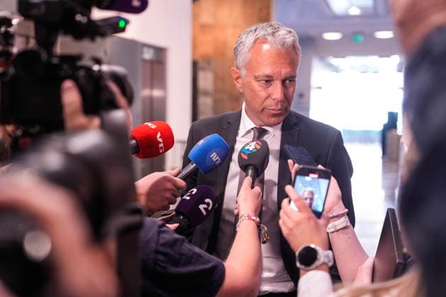 Fengslingsmote for Marius Borg Hoiby Oslo 20260713. Advokat Petar Sekulic ankommer Oslo tingrett for rettsmotet om videre varetekt for Marius Borg Hoiby mandag. Foto: Javad Parsa NTB Oslo Norge 1YJKB48NKtk EDITORIAL USE ONLY Ref:_BNC1YJKB48NKtk.jpg *** Detention Hearing for Marius Borg Hoiby, Oslo, July 13, 2026. Attorney Petar Sekulic arrives at the Oslo District Court for the hearing on the continued detention of Marius Borg Hoiby on Monday. Photo: Javad Parsa, NTB, Oslo, Norway, 1YJKB48NKtk. EDITORIGINAL USE ONLY Ref BNC1YJKB48NKtk jpg  Copyright: xJavadxParsax xNTBx