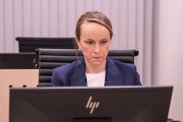 Rettsmotet om videre varetekt for Marius Borg Hoiby Oslo 20260713. Advokat Oda Karterud for rettsmotet om videre varetekt for Marius Borg Hoiby pa Oslo tingrett mandag. Foto: Javad Parsa NTB Oslo Norge 9qMr0ARQjIM EDITORIAL USE ONLY Ref:_BNC9qMr0ARQjIM.jpg *** Court hearing on the extension of Marius Borg Hoiby’s pretrial detention, Oslo, July 13, 2026. Attorney Oda Karterud at the court hearing on the extension of Marius Borg Hoiby’s pretrial detention at the Oslo District Court on Monday. Photo: Javad Parsa, NTB, Oslo, Norway, 9qMr0ARQjIM EDITORIAL USE ONLY Ref BNC9qMr0ARQjIM jpg  Copyright: xJavadxParsax xNTBx