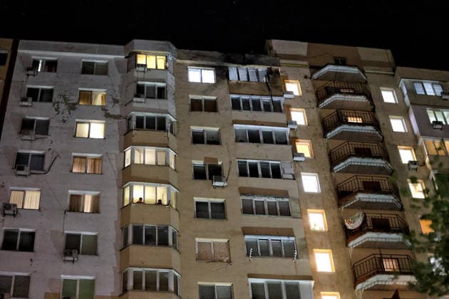 Russian drones strike Odesa, damaging residential building The charred upper floors of a residential building are seen after a Russian drone attack in Odesa, Ukraine, on July 12, 2026, Credit:Nina Liashonok Ukrinform Avalon Ukraine, Odesa  Copyright: xNinaxLiashonokx xUkrinformx xAvalonx 1116301591