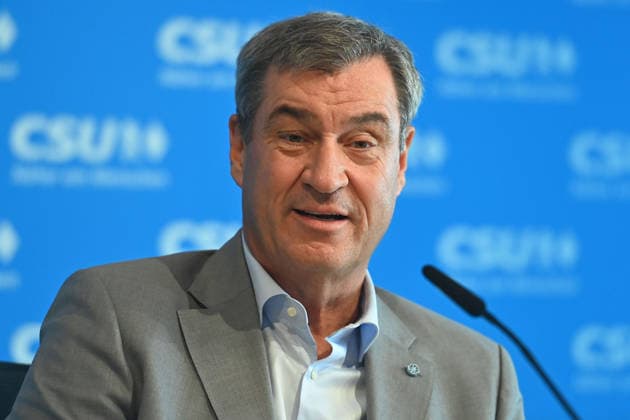 Markus SOEDER (Ministerpraesident Bayern und CSU Vorsitzender), Einzelbild,angeschnittenes Einzelmotiv,Portraet,Portrait,Porträt. Pressekonferenz im Anschluss an die Vorstandssitzung des CSU Praesidiums in der CSU Landesleitung in Muenchen am 13.07.2026 *** Markus SOEDER, Minister-President of Bavaria and CSU Chairman, single image, cropped close-up, portrait,Portrait: Press conference following the meeting of the CSU Presidium at the CSU State Headquarters in Munich on July 13, 2026