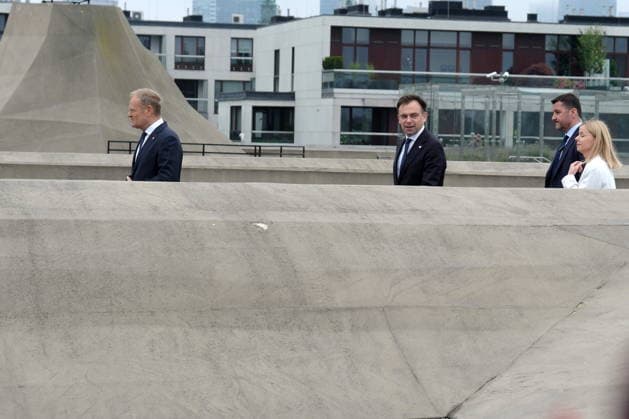RECORD DATE NOT STATED Warszawa CNK 13.07.2026 Ogloszenie przez Donalda Tuska siedziby Centrum Europejskiej Agencji Kosmicznej w Polsce Warsaw, Copernicus Science Centre, July 13, 2026: Announcement by Donald Tusk regarding the location of the European Space Agency centre in Poland N Z Donald Tusk, Andrzej Domanski FOT.TEDI NEWSPIX.PL NEWSPIX.PL --- newspix.pl 