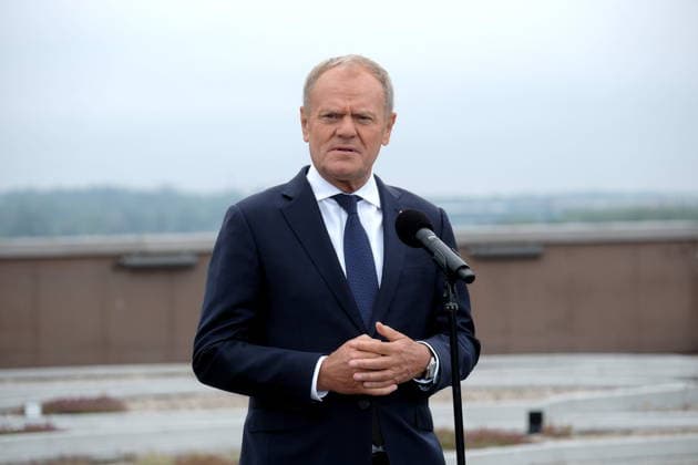 RECORD DATE NOT STATED Warszawa CNK 13.07.2026 Ogloszenie przez Donalda Tuska siedziby Centrum Europejskiej Agencji Kosmicznej w Polsce Warsaw, Copernicus Science Centre, July 13, 2026: Announcement by Donald Tusk regarding the location of the European Space Agency centre in Poland N Z Donald Tusk FOT.TEDI NEWSPIX.PL NEWSPIX.PL --- newspix.pl 