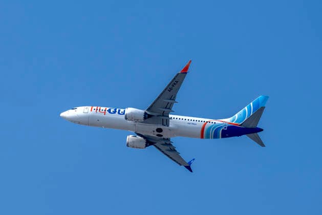 Flugzeug flydubai Boeing 737 MAX 8, A6-FKA, Dubai, Vereinigte Arabische Emirate, VAE, 26.06.2026