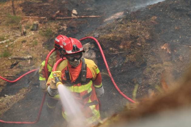 FONTAINEBLEAU FIRE PHOTOPQR LE PARISIEN Le Parisien Arnaud Journois FONTAINEBLEAU July 13, 2026 Fontainebleau Forest, Seine-et-Marne, on July 13, 2026 Fire in the Fontainebleau Forest Photo: Le Parisien, Arnaud Journois, Fontainebleau, France, July 13, 2026. The Fontainebleau Forest is on fire, south of Paris. FONTAINEBLEAU, France  Copyright: xPHOTOPQR LExPARISIEN MAXPPPxLexParisienx xArnaudxJournoisx 20260713LPA4405 20260713LPA4405