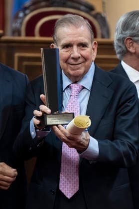 July 13, 2026, Madrid, Spain: Venezuelan President-elect, Edmundo Gonzalez seen during the awards ceremony for the 34th edition of the Convivencia Prize. Madrid Spain  - ZUMAs197 20260713_aaa_s197_071 Copyright: xAtilanoxGarciax