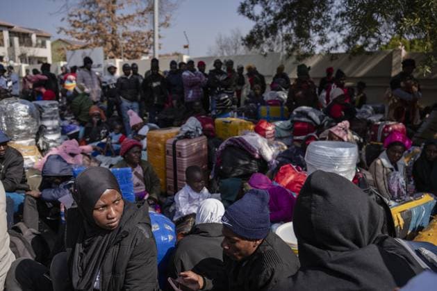 Malawians seek repatriation amid rising anti-immigrant tensions in South Africa JOHANNESBURG, SOUTH AFRICA - JULY 13: Malawian nationals wait outside the Malawian Consulate to seek repatriation amid growing fears following a surge in anti-immigrant protests and attacks in Johannesburg, South Africa, on July 13, 2026. Ihsaan Haffejee Anadolu Johannesburg Gauteng. Editorial use only. Please get in touch for any other usage.  Copyright: x2026xAnadoluxIhsaanxHaffejeex