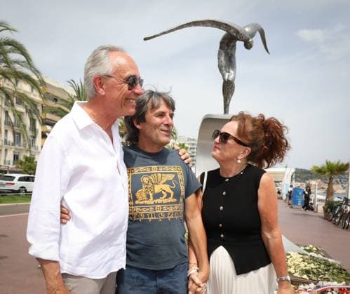10TH ANNIVERSARY OF THE NICE ATTACK PHOTOPQR NICE MATIN Frantz Bouton July 13, 2026 10 years since the Nice attack on July 14, 2016 Promenade des Anglais, near the Palais de la Méditerranée Patrick Sergent and the family of Adelaide, the young Australian woman he had saved On July 14, 2016, Patrick Sergent accompanied and looked after young Adelaide, who was seriously injured by the terrorist’s truck in 2025; he visited her in Australia, and he promised he would be there in 2026 to welcome her back to Nice. Nice, France, July 13, 2026 Commemoration of the 10th anniversary of the Nice attack 86 dead and hundreds injured An attack carried out with a heavy truck while people were enjoying the Bastille Day celebrations On July 14, 2016, Patric  Copyright: xPHOTOPQR NICExMATIN MAXPPPxFrantzxBoutonx 20260713NIM4555 20260713NIM4389