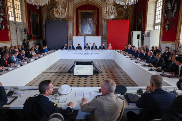 Turkish Foreign Minister Hakan Fidan in Paris PARIS, FRANCE - JULY 13: (----EDITORIAL USE ONLY MANDATORY CREDIT - TURKISH FOREIGN MINISTRY HANDOUT - NO MARKETING NO ADVERTISING CAMPAIGNS - DISTRIBUTED AS A SERVICE TO CLIENTS----) Turkish Foreign Minister Hakan Fidan (R) attends the Coalition of the Willing Leaders Summit on Ukraine on behalf of Turkish President Recep Tayyip Erdogan in Paris, France, on July 13, 2026. Turkish Foreign Ministry Handout Anadolu Paris France. Editorial use only. Please get in touch for any other usage.  Copyright: x2026xAnadoluxTurkishxForeignxMinistryx xHandoutx
