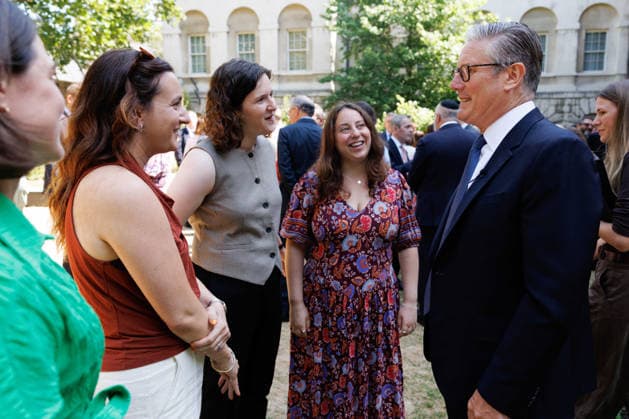 Prime Minister Keir Starmer hosts members of Jewish Community 13 07 2026. London, United Kingdom. Prime Minister Keir Starmer hosts a coffee morning with members of the Jewish Community in the garden of 10 Downing Street., Credit:Ben Perry B66 Avalon United Kingdom, Greater London, London, 10 Downing Street  Copyright: xBenxPerryx xB66x xAvalonx 1116345128
