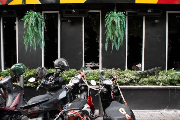 Deadly Bangkok Restaurant Fire Kills 27 and Injures 63 BANGKOK, THAILAND JULY 13, 2026: The aftermath of a fire is seen at a restaurant and bar on Ladprao Road in Bangkok s Chatuchak district, Thailand, on July 13, 2026, after a blaze swept through the premises the previous night. According to authorities, the fire broke out on the evening of July 12 and resulted in 27 fatalities and 63 injuries. Emergency services and investigators were deployed to the scene to assist victims, secure the area, and determine the cause of the fire. The incident ranks among the deadliest urban fires in Thailand in recent years and has prompted renewed attention to fire safety measures in public entertainment venues. BANGKOK TH Copyright: x xTEERAxNOISAKRANx xJNAxPressx
