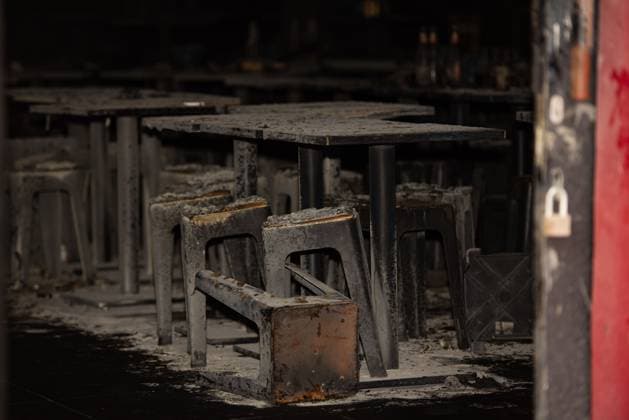 Deadly Bangkok Restaurant Fire Kills 27 and Injures 63 BANGKOK, THAILAND JULY 13, 2026: The aftermath of a fire is seen at a restaurant and bar on Ladprao Road in Bangkok s Chatuchak district, Thailand, on July 13, 2026, after a blaze swept through the premises the previous night. According to authorities, the fire broke out on the evening of July 12 and resulted in 27 fatalities and 63 injuries. Emergency services and investigators were deployed to the scene to assist victims, secure the area, and determine the cause of the fire. The incident ranks among the deadliest urban fires in Thailand in recent years and has prompted renewed attention to fire safety measures in public entertainment venues. BANGKOK TH Copyright: x xTEERAxNOISAKRANx xJNAxPressx