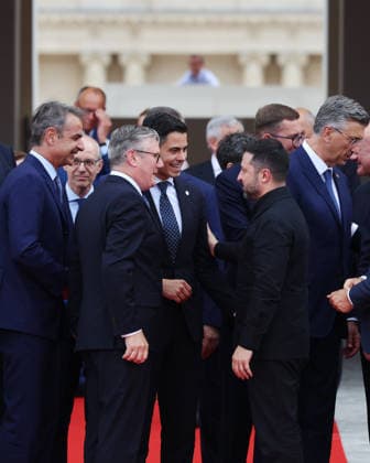 Coalition of the Willing meeting in Paris 13 07 2026. Paris, France. Prime Minister Keir Starmer, Antonio Costa, President of the European Council, Friedrich Merz, Chancellor of Germany, Volodymyr Zelenskyy, President of Ukraine, Emmanuel Macron, President of France, Donald Tusk, Prime Minister of Poland and Ursula von der Leyen, President of the European Commission pose for a family, Credit:Ben Perry B66 Avalon France, Greater London, Paris, 10 Downing Street  Copyright: xBenxPerryx xB66x xAvalonx 1116359545