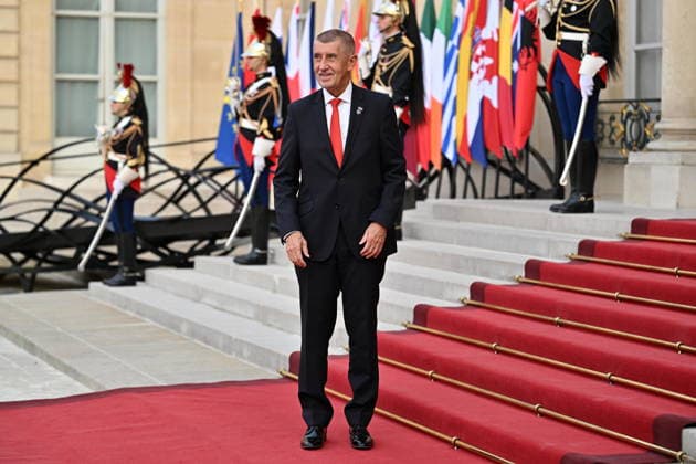 Coalition of the Willing Leaders Summit on Ukraine PARIS, FRANCE - JULY 13: Czech prime minister Andrej Babis arrives for a dinner of the Coalition of the Willing on Ukraine at The Elysee Presidential Palace in Paris, France, on July 13, 2026. Mustafa Yalcin Anadolu Paris France. Editorial use only. Please get in touch for any other usage.  Copyright: x2026xAnadoluxMustafaxYalcinx