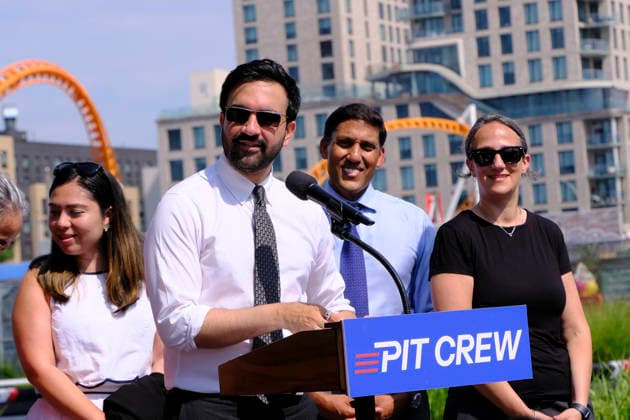 CONEY ISLAND, NY JULY 13: -Mayor Zohran Kwame Mamdani and Chief Technology Officer and Office of Technology & Innovation (OTI) Commissioner Lisa Gelobter today announced the launch of Public Interest Technology (PIT) Crew, a new initiative that will deploy teams of technologists alongside City agencies to tackle public problems with in-house digital solutions at Coney Island in New York City on July 13, 2026. Copyright: xKatiexGodowskix