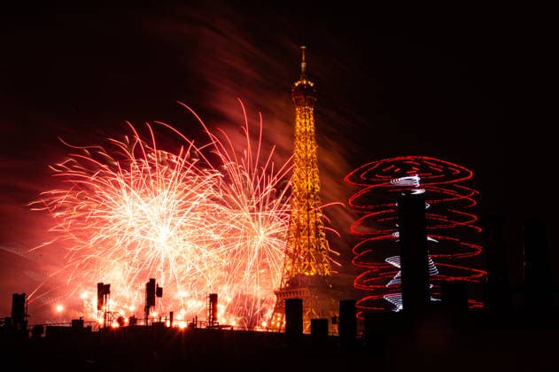 NEWS: Illustration du feu d™artifice de la tour Eiffel lors de la fÃªte naionale 2026 - 13 07 2026 Illustration du feu d™artifice ParisFrance  Copyright: xBaptistexAutissierx
