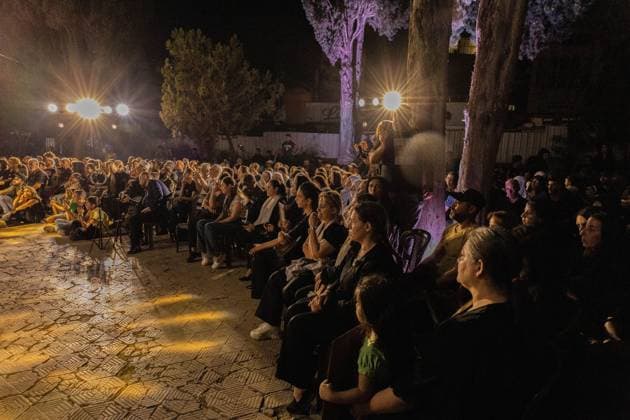 Vigil in Suwayda marks anniversary of deadly July clashes SUWAYDA, SYRIA JULY 13, 2026: Residents gather for a solidarity vigil in central Suwayda, southern Syria, marking the first anniversary of the July 2025 violence. The event featured an orchestral performance and speeches commemorating the victims, condemning the reported violations committed during the clashes and calling for unity and resilience. The violence, which erupted between armed groups before the intervention of Syria s interim government, reportedly resulted in civilian deaths, widespread destruction and the burning of dozens of villages. Suwayda Syrian Arab Republic Copyright: x xBahaaxH.xEmadx xJNAxPressx