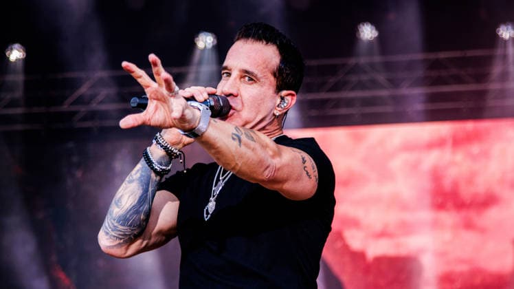 Creed Closes out Rockin Thunder Edmonton in True Rock Style in Canada - 12 Jul 2026 Scott Stapp, Lead singer for Creed performs at Rockin Thunder in Edmonton. Edmonton Canada Copyright: xRonxPalmerx xSOPAxImagesx 2026_07_12Creed851722
