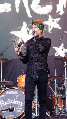 California Based Buck Cherry rocks the Rockin Thunder Edmonton stage - 12 Jul 2026 Josh Todd from California hard rock band Buck Cherry performs at Rockin Thunder in Edmonton. Edmonton Canada Copyright: xRonxPalmerx xSOPAxImagesx 2026_07_12BuckCherry851088
