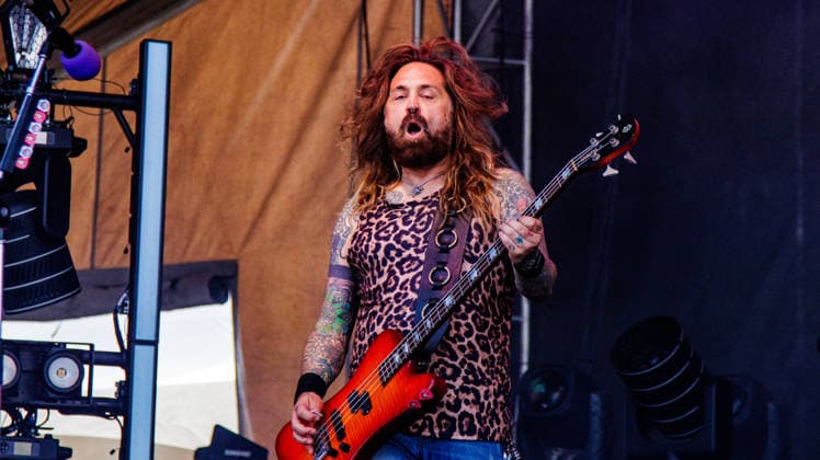 California Based Buck Cherry rocks the Rockin Thunder Edmonton stage - 12 Jul 2026 Kelly LeMieux from California hard rock band Buck Cherry performs at Rockin Thunder in Edmonton. Edmonton Canada Copyright: xRonxPalmerx xSOPAxImagesx 2026_07_12BuckCherry851263