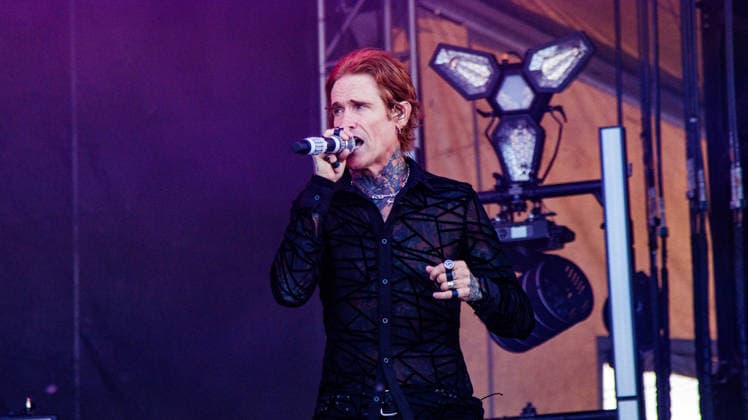 California Based Buck Cherry rocks the Rockin Thunder Edmonton stage - 12 Jul 2026 Josh Todd from California hard rock band Buck Cherry performs at Rockin Thunder in Edmonton. Edmonton Canada Copyright: xRonxPalmerx xSOPAxImagesx 2026_07_12BuckCherry851299