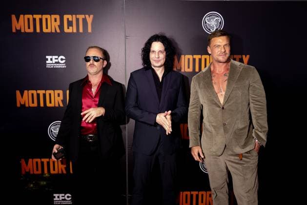 Ben Foster, Jack White, Alan Ritchson at arrivals for MOTOR CITY Premiere, MoMA The Museum of Modern Art, New York, NY, July 13, 2026. Photo By: Ryan Billings Everett Collection MOTOR CITY Premiere PUBLICATIONXNOTxINxCANxCHNxFRAxITAxJPNxNORxPOLxRUSxESPxUKxUSA
