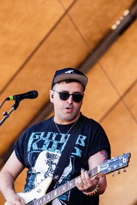 July 12, 2026, Edmonton, Alberta, Canada: Ricardo D Almeida, (rhythm guitar) from Alberta based band, Chilio performs at Rockin Thunder in Edmonton and winning a spot on the main stage in Battle of the Bands. Calgary Based Rock Band, Chilio won the Battle of the Bands which included a spot on the Main Stage at Rockin Thunder Edmonton opening for Creed on Day 2 of the Festival Edmonton Canada - ZUMAs197 20260712_aaa_s197_422 Copyright: xRonxPalmerx
