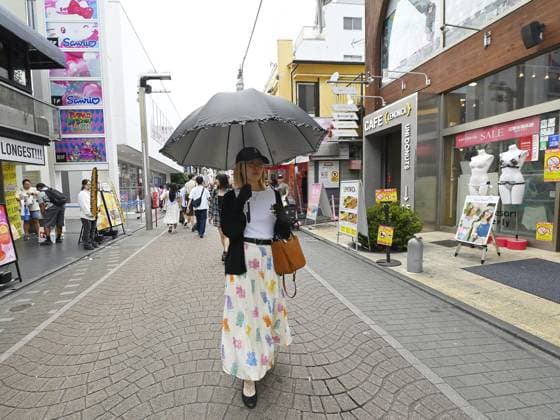 Extreme heat grips Tokyo as temperatures rise across eastern Japan TOKYO, JAPAN - JULY 14 : A pedestrian uses a parasol while walking along Takeshita Street in Tokyo s Harajuku district during hot weather in Tokyo, Japan, July 14, 2026. Temperatures in central Tokyo were forecast to reach 34 degrees Celsius. David Mareuil Anadolu Tokyo Japan. Editorial use only. Please get in touch for any other usage.  Copyright: x2026xAnadoluxDavidxMareuilx