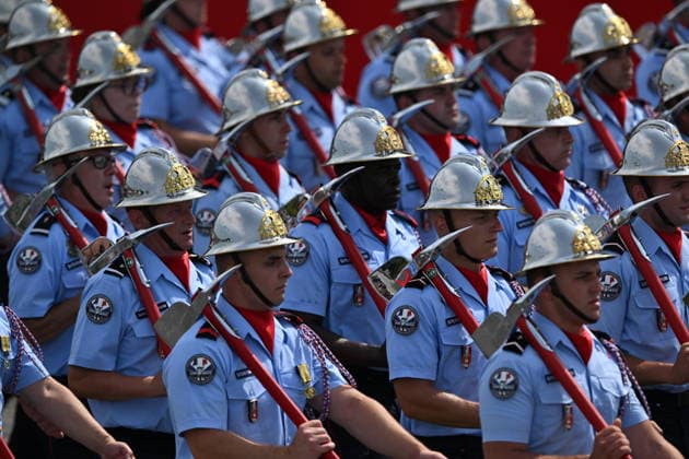 Bastille Day military parade in Paris PARIS, FRANCE - JULY 14: Military parade held during the traditional Bastille Day military parade on the Place de la Concorde in Paris, France on July 14, 2026. Mustafa Yalcin Anadolu Paris France. Editorial use only. Please get in touch for any other usage.  Copyright: x2026xAnadoluxMustafaxYalcinx