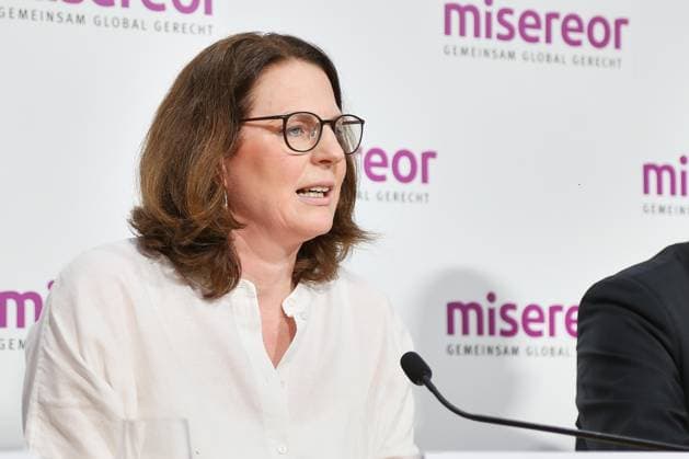 Berlin, Deutschland, 14.07.2026: Haus der Bundespressekonferenz: Jahresbilanzpressekonferenz: Einnahmen aus Spenden und öffentlichen Geldern Aktuelle Krisen und Herausforderungen: Erdbeben in Venezuela Folgen der Kriege und Konflikte in Nahost, Kongo und Sudan: Barbara Wiegard *** Berlin, Germany, July 14, 2026 Federal Press Conference Center Annual Report Press Conference Revenue from Donations and Public Funds Current Crises and Challenges Earthquake in Venezuela Consequences of the Wars and Conflicts in the Middle East, the Congo, and Sudan Barbara Wiegard Copyright: xdtsxNachrichtenagenturx dts_127651