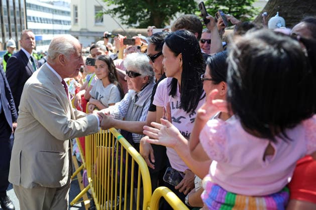 King Charles III Visits The Isle Of Man DOUGLAS, ISLE OF MAN - JULY 14: King Charles III, Lord of Mann is greeted by well-wishers during his visit to the Parliament of the Isle of Man, Tynwald on July 14, 2026 in Douglas, Isle of Man. King Charles III is visiting the island for the first time as Lord of Mann., Credit:Chris Jackson PA ROTA - B68 Avalon Isle of Man, Douglas  Copyright: xChrisxJacksonx xPAxROTAx-xB68x xAvalonx 1116481155