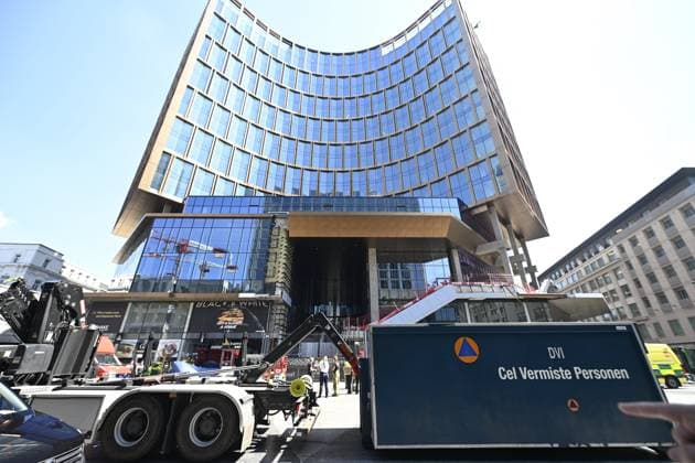 Fire in the OXY building on Place De Brouckère BRUSSELS, BELGIUM - JULY 14 : Fire in the OXY building on Place De Brouckère (several dead and missing) on July 14, 2026 in Brussels, Belgium, 14 07 2026 Brussels Belgium  Copyright: xDidierxLebrunx