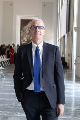 IPA86673199 - Milan, July 14, 2026, Triennale, Press Conference to Introduce the Scientific Committee; pictured: Vincenzo Trione, President of Triennale Milano  Copyright: xFrancescoxEnriquezx xFrancescoxEnriquezx 86673199