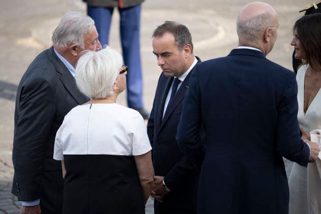 Bastille Day Parade - Place de la Concorde - Paris French prime Minister Sebastien Lecornu during the annual Bastille Day military parade on the Champs-Elysees Avenue in Paris on July 14, 2026.Photo by Eliot Blondet ABACAPRESS.COM Paris France France  Copyright: xBlondetxEliot ABACAx