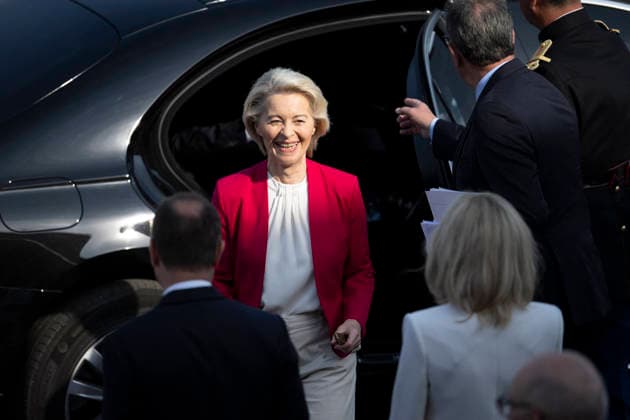 Bastille Day Parade - Place de la Concorde - Paris European Commission President Ursula von der Leyen during the annual Bastille Day military parade on the Champs-Elysees Avenue in Paris on July 14, 2026.Photo by Eliot Blondet ABACAPRESS.COM Paris France France  Copyright: xBlondetxEliot ABACAx