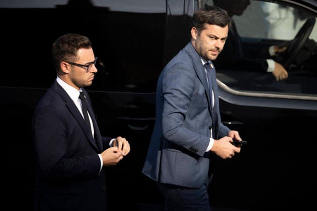Bastille Day Parade - Place de la Concorde - Paris Tristan Bromet and Pierre Gael Bessiere during the annual Bastille Day military parade on the Champs-Elysees Avenue in Paris on July 14, 2026.Photo by Eliot Blondet ABACAPRESS.COM Paris France France  Copyright: xBlondetxEliot ABACAx