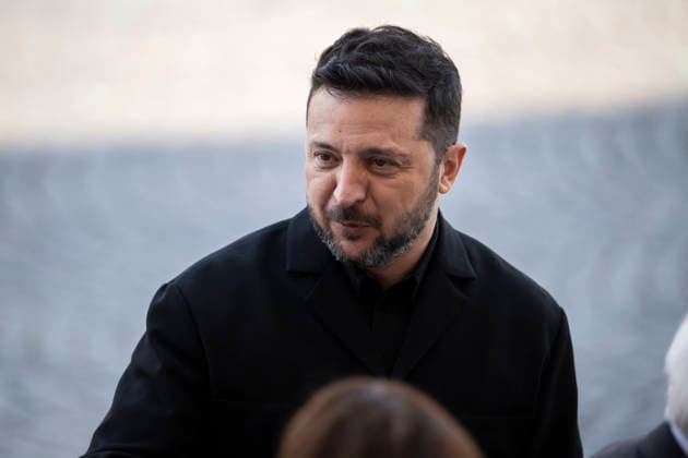 Bastille Day Parade - Place de la Concorde - Paris Volodymyr Zelensky during the annual Bastille Day military parade on the Champs-Elysees Avenue in Paris on July 14, 2026. Photo by Eliot Blondet ABACAPRESS.COM Paris France France  Copyright: xBlondetxEliot ABACAx