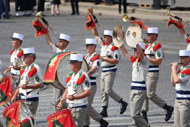 DeÌfileÌ du 14 juillet 2026 LÃ gion Ã trangere , Foreign Legion DeÌfileÌ militaire Ã l occasion de la FÃªte Nationale du 14 juillet 2026 sur les Champs-ElysÃ es Ã Paris. Traditional military parade during the National Day on July 14, 2026, on the Champs-ElysÃ es in Paris.  Copyright: xFabricexChasseryx