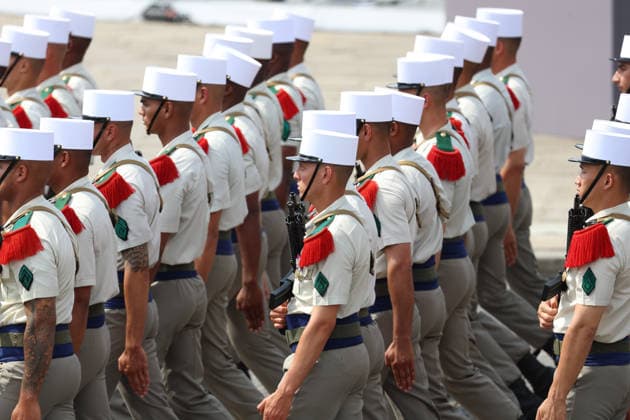 DeÌfileÌ du 14 juillet 2026 LÃ gion Ã trangere , Foreign Legion DeÌfileÌ militaire Ã l occasion de la FÃªte Nationale du 14 juillet 2026 sur les Champs-ElysÃ es Ã Paris. Traditional military parade during the National Day on July 14, 2026, on the Champs-ElysÃ es in Paris.  Copyright: xFabricexChasseryx