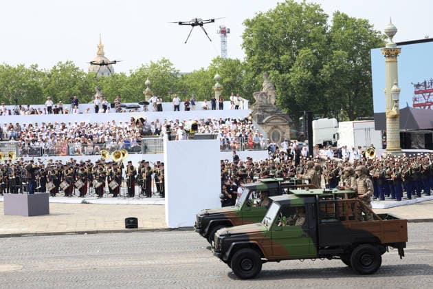 DeÌfileÌ du 14 juillet 2026 Escadre sol-air de dÃ fense aÃ rienne - 1er rÃ giment d™artillerie de l™air (base aÃ rienne 702 d™Avord) DeÌfileÌ militaire Ã l occasion de la FÃªte Nationale du 14 juillet 2026 sur les Champs-ElysÃ es Ã Paris. Traditional military parade during the National Day on July 14, 2026, on the Champs-ElysÃ es in Paris.  Copyright: xFabricexChasseryx