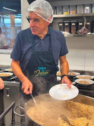Francois Fillon Cooks with Lebanese NGO - Beirut Former French Prime Minister Francois Fillon helps social workers from NGO ‘La Cuisine de Mariam’ or ‘Mary s soup kitchen’, that prepares and distributes some 5.000 meals a day for displaced people and those in need, in Beirut, Lebanon on July 13, 2026. Photo by APCO via Balkis Press ABACAPRESS.COM Beirut Lebanon  Copyright: xBalkisxPress ABACAx