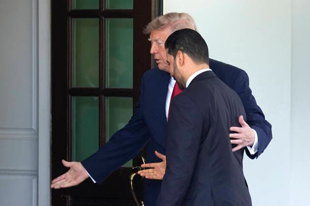 Donald Trump welcomes Ali al-Zaidi - Washington US President Donald Trump welcomes Iraqi Prime Minister Ali al-Zaidi to the White House in Washington on July 14, 2026. Photo by Yuri Gripas ABACAPRESS.COM Washington DC United States  Copyright: xGripasxYuri ABACAx