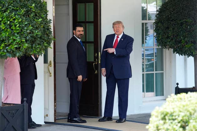 Donald Trump welcomes Ali al-Zaidi - Washington US President Donald Trump welcomes Iraqi Prime Minister Ali al-Zaidi to the White House in Washington on July 14, 2026. Photo by Yuri Gripas ABACAPRESS.COM Washington DC United States  Copyright: xGripasxYuri ABACAx